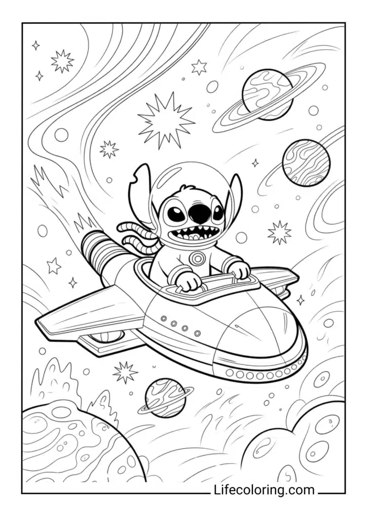 Space Adventure Stitch