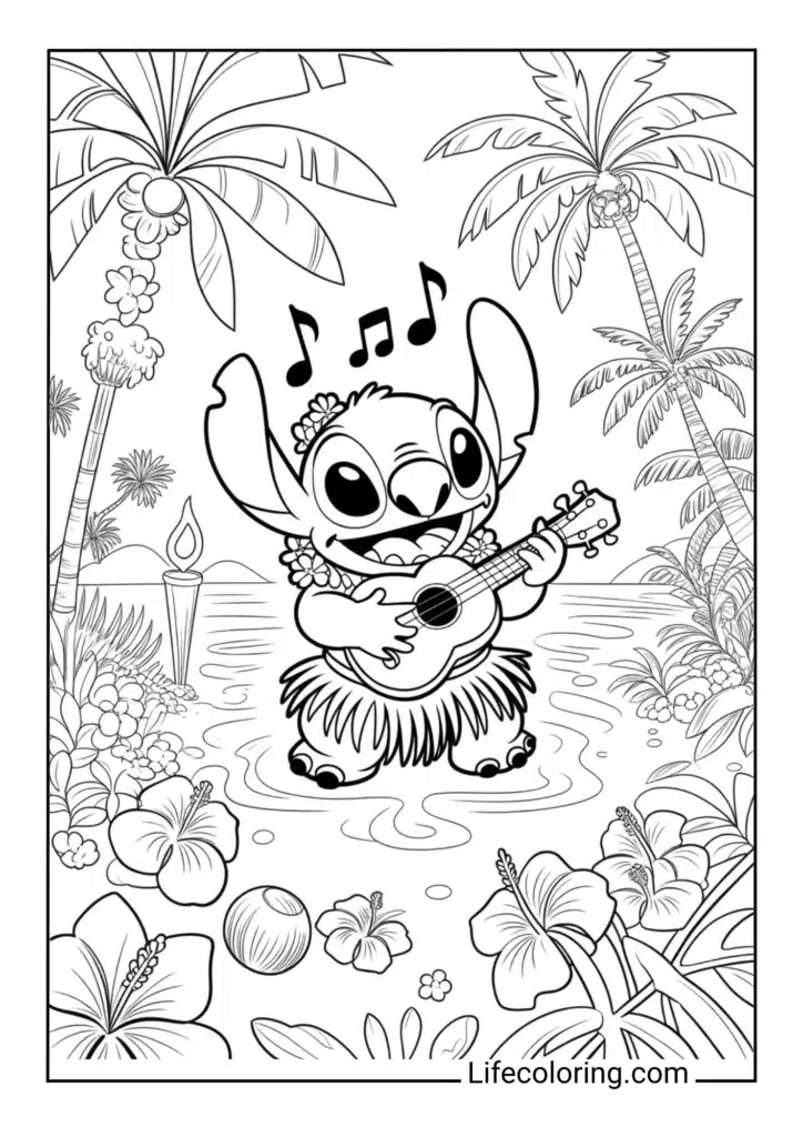 Stitch's Hawaiian Luau
