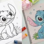 Stitch Coloring Pages