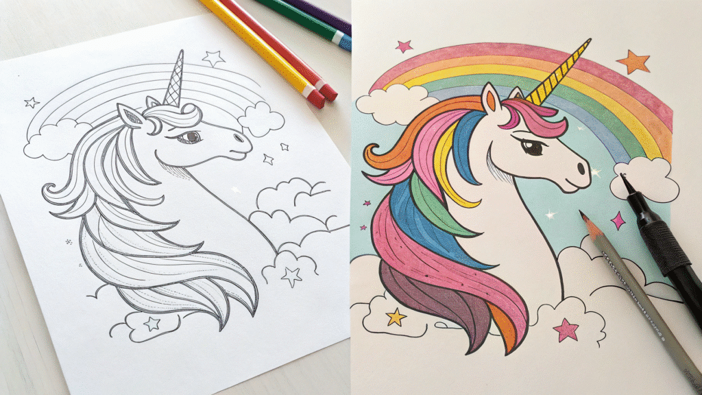 Free Printable Coloring Pages for Kids & Adults